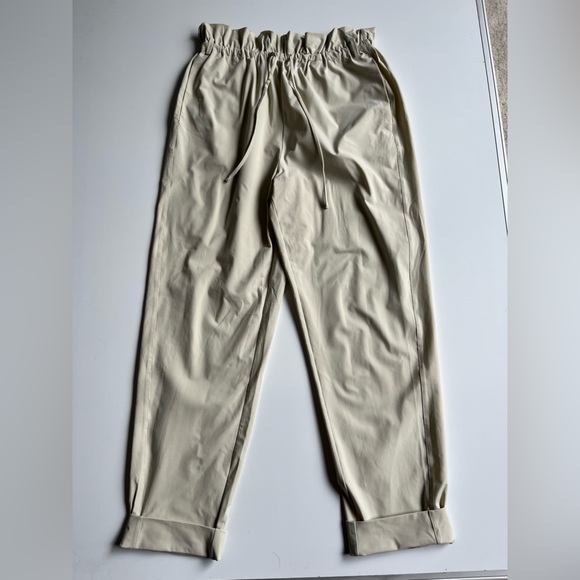 CARBON38 Paperbag pants STRETCH WOVEN DRAWSTRING PANT - Picture 4 of 6